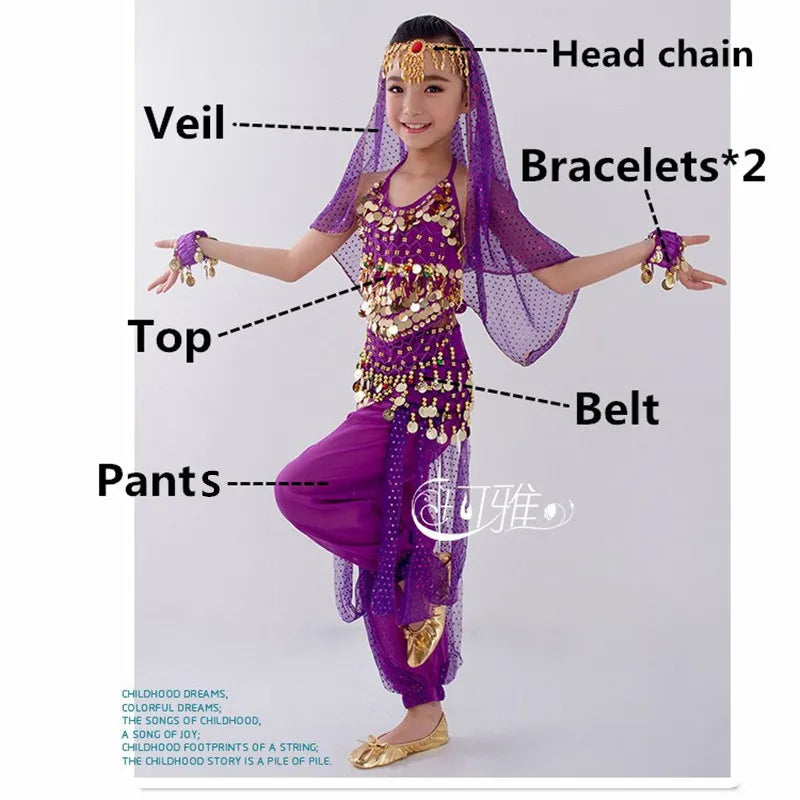 Fantasia de dança do ventre Infantil
