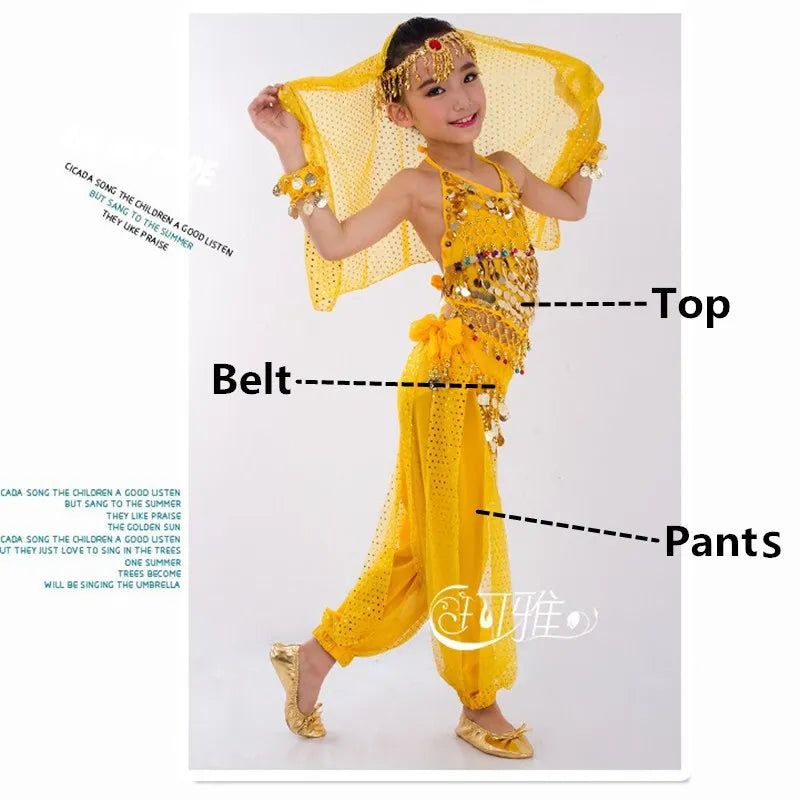Fantasia de dança do ventre Infantil
