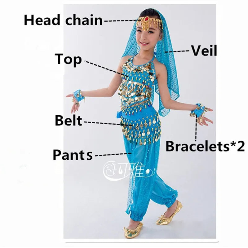 Fantasia de dança do ventre Infantil