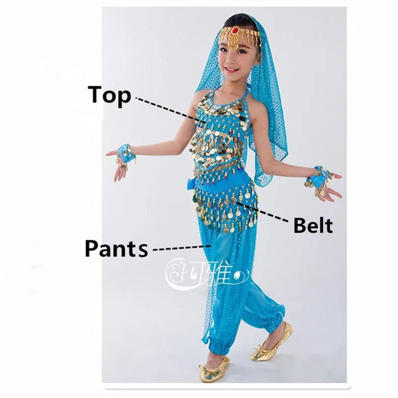 Fantasia de dança do ventre Infantil