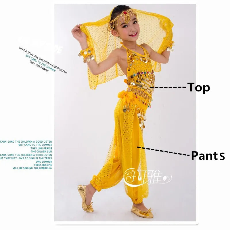 Fantasia de dança do ventre Infantil