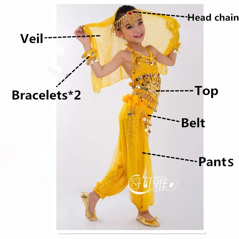Fantasia de dança do ventre Infantil