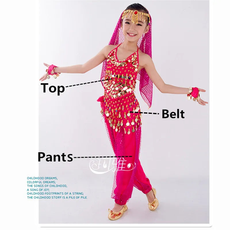 Fantasia de dança do ventre Infantil