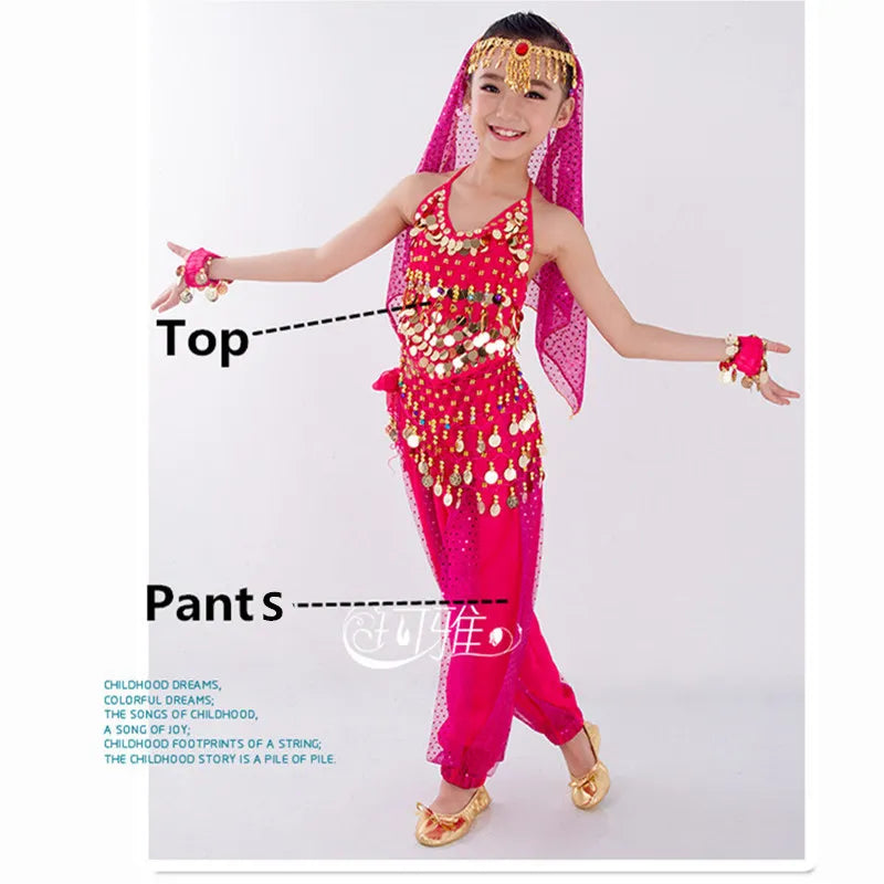 Fantasia de dança do ventre Infantil