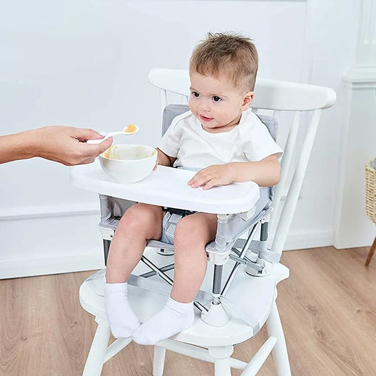 Cadeira de jantar portátil dobrável infantil